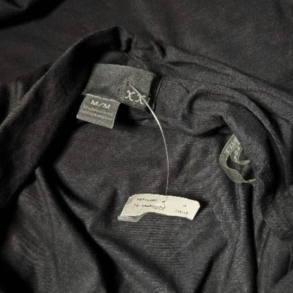 NWT Forever 21 sz medium open front black / white cardigan - Picture 3 of 3